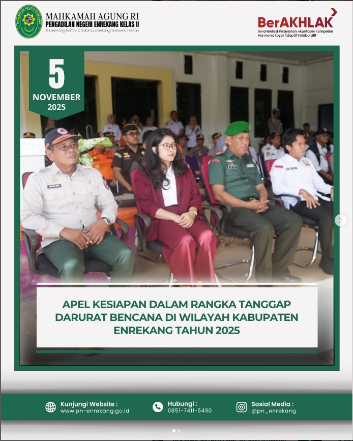 5 November Apel Kesiapan tanggap Bencana