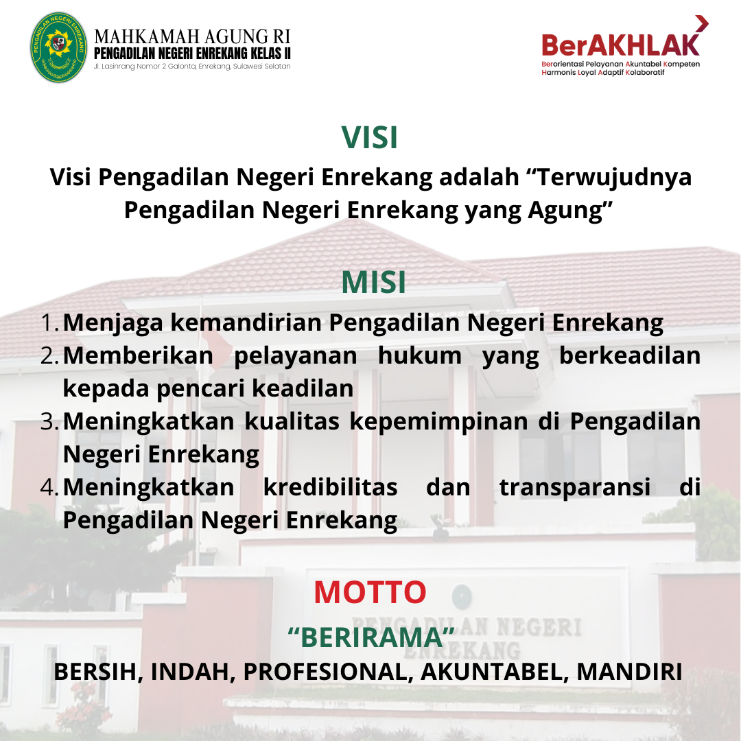 VISI, MISI DAN MOTTO